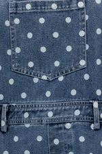 EVERYDAY POLKA OVERALL DENIM JUMPSUIT Flying Tomato