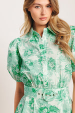 GARDEN GLOW WOVEN ROMPER