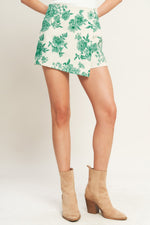 BOTANICAL POP WOVEN SKORT