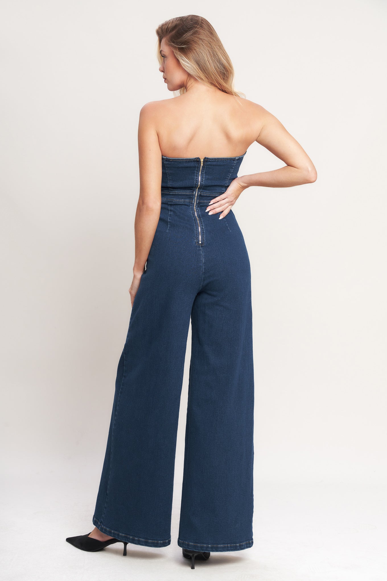 NEXT LEVEL DENIM JUMPSUIT Flying Tomato