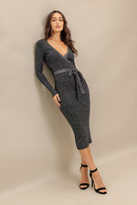 FOREVER IMPRESSED SWEATER MIDI DRESS - By Baano