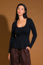 TALKING TO YOU SWEATER TOP - By Baano