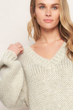 EARTHY TOUCH SWEATER KNIT TOP - By Baano