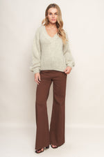 EARTHY TOUCH SWEATER KNIT TOP - By Baano