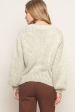 EARTHY TOUCH SWEATER KNIT TOP - By Baano
