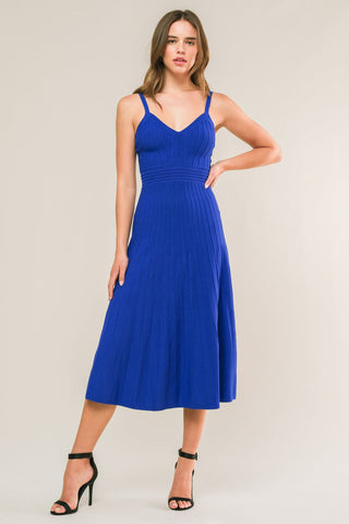 BREEZY WALKS KNIT MIDI DRESS - By Baano
