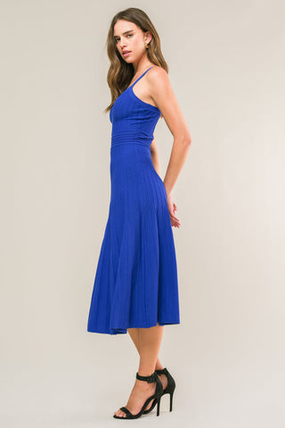 BREEZY WALKS KNIT MIDI DRESS - By Baano