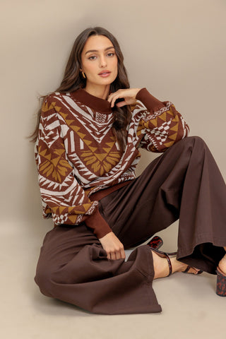 HONESTLY LOVE PULLOVER SWEATER TOP - By Baano