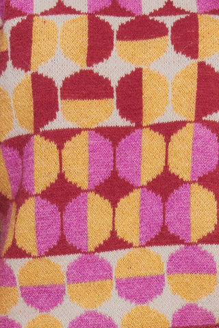 CHEER YOU ON JACQUARD SWEATER TOP - By Baano
