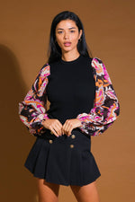 STOP & STARE SWEATER TOP - By Baano