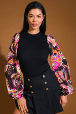 STOP & STARE SWEATER TOP - By Baano