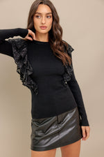 FIGHT THE FEELING SWEATER TOP - By Baano