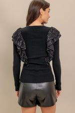 FIGHT THE FEELING SWEATER TOP - By Baano