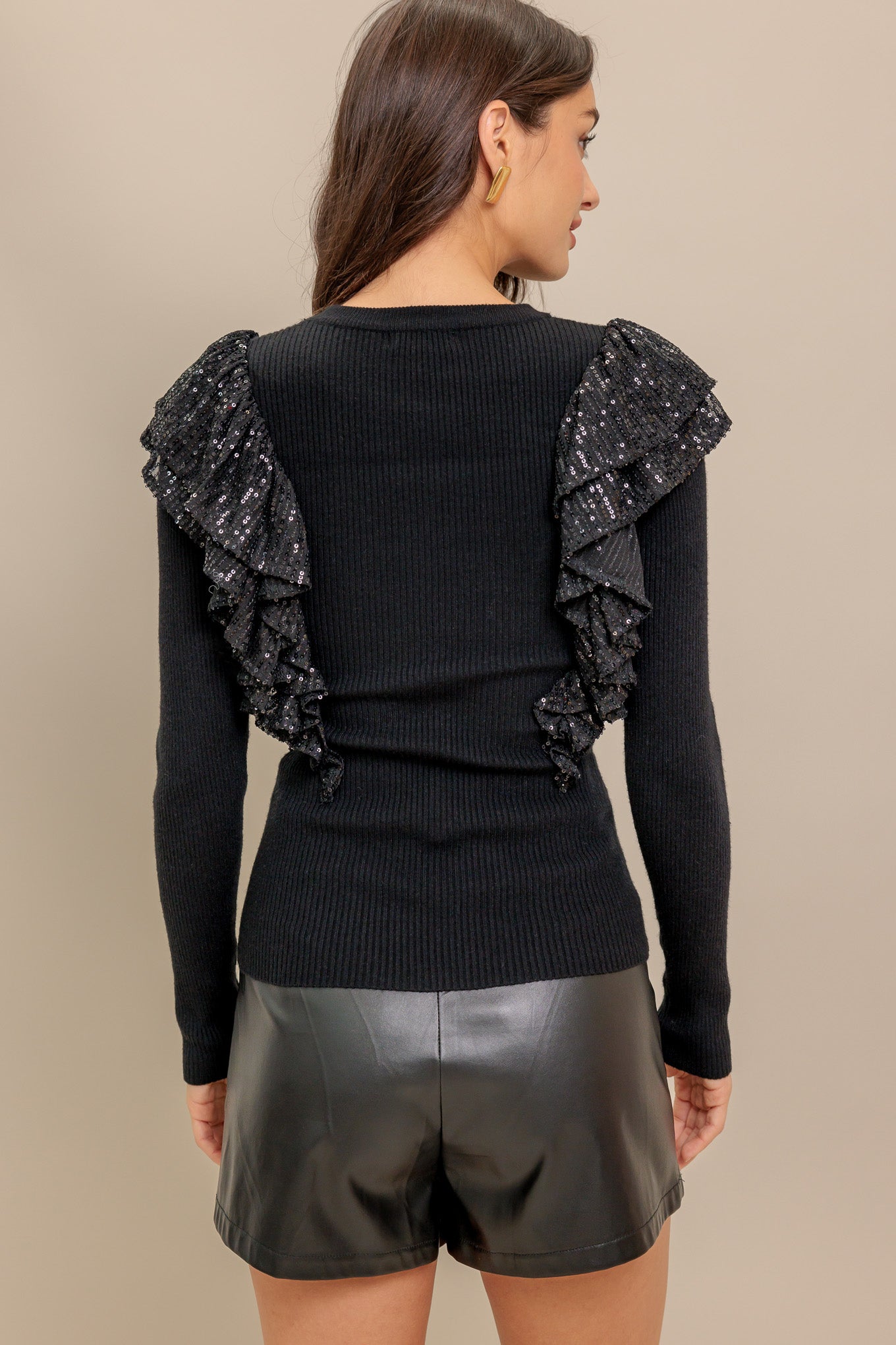 FIGHT THE FEELING SWEATER TOP - By Baano