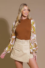 DECADENT PERSONA SWEATER TOP - By Baano