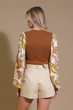 DECADENT PERSONA SWEATER TOP - By Baano