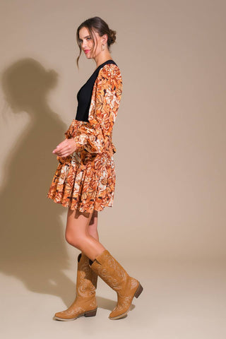 FLIRTY DREAMER SWEATER MINI DRESS - By Baano