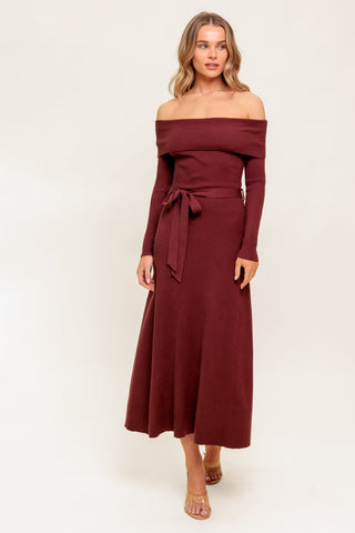 ALL A FANTASY SWEATER MIDI DRESS - By Baano