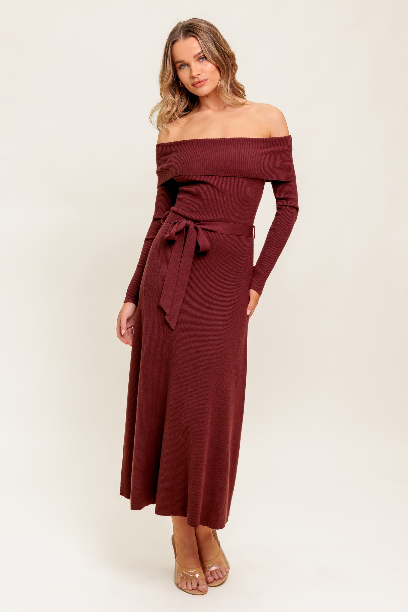 ALL A FANTASY SWEATER MIDI DRESS - By Baano