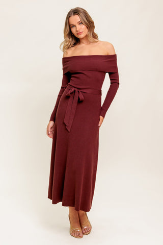 ALL A FANTASY SWEATER MIDI DRESS - By Baano