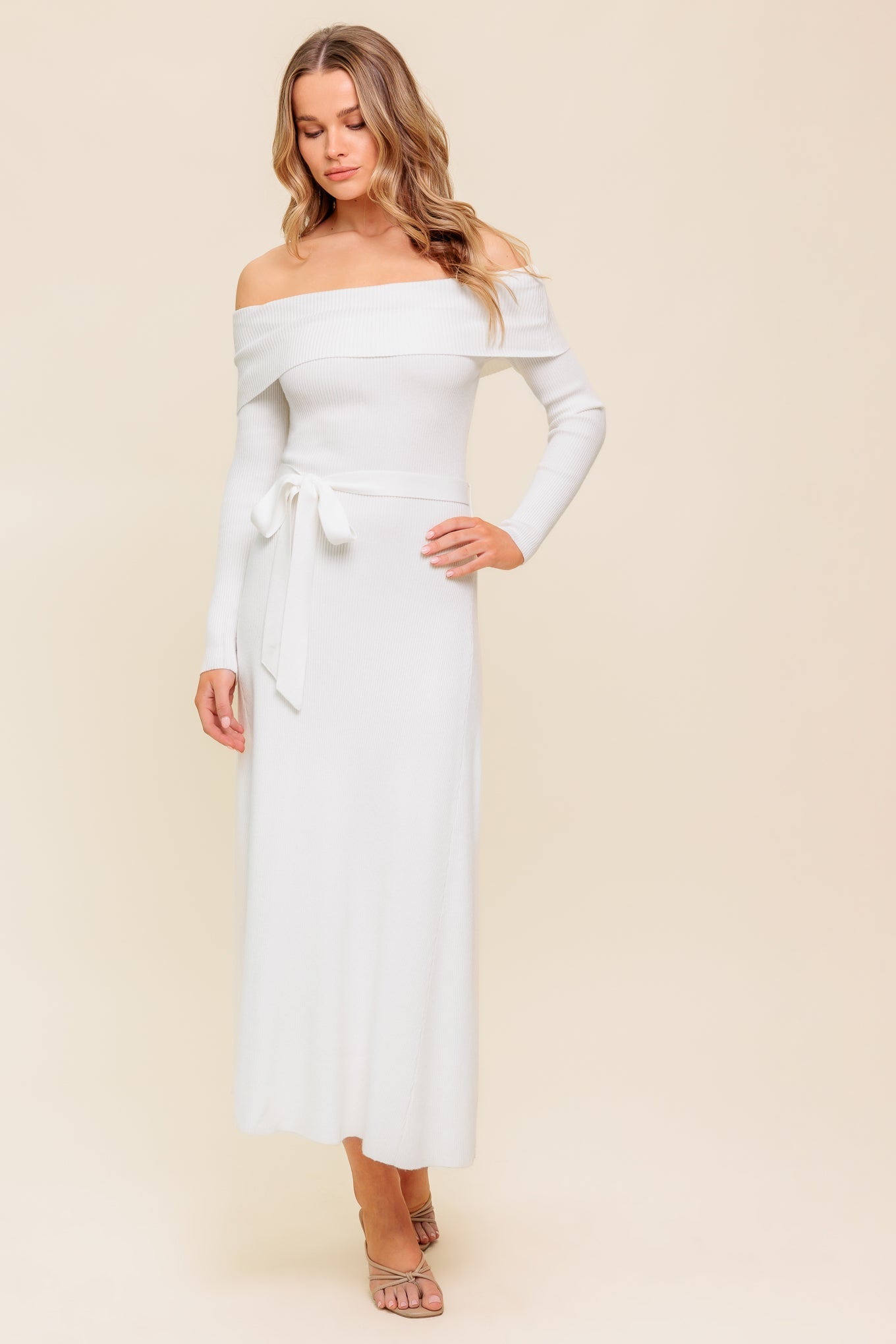 ALL A FANTASY SWEATER MIDI DRESS - By Baano