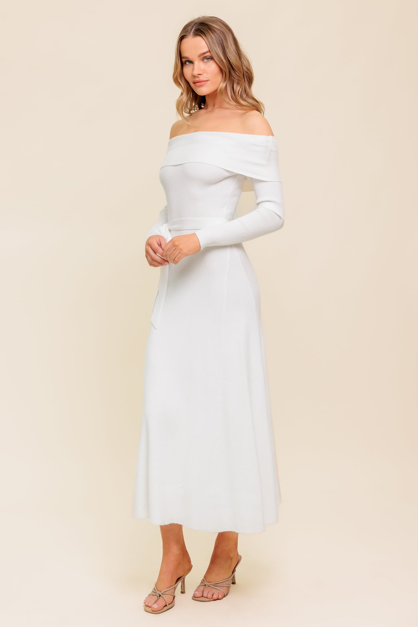 ALL A FANTASY SWEATER MIDI DRESS - By Baano