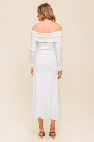 ALL A FANTASY SWEATER MIDI DRESS - By Baano