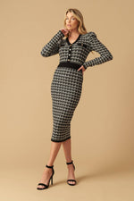 SERAPHIC MELODY SWEATER KNIT MIDI DRESS Flying Tomato