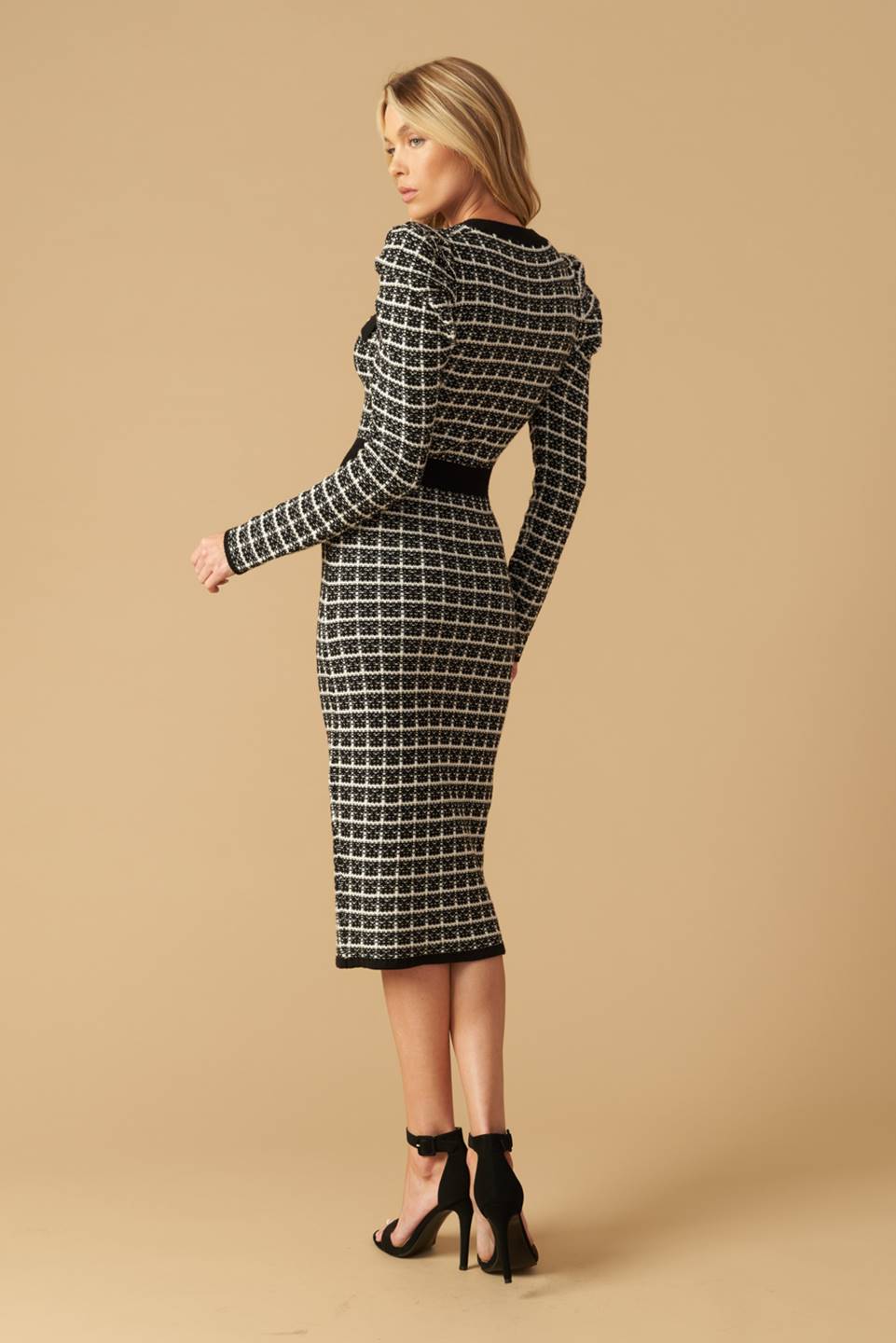 SERAPHIC MELODY SWEATER KNIT MIDI DRESS Flying Tomato