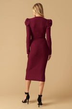 YOUNG LOVE SWEATER MIDI DRESS - By Baano