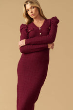 YOUNG LOVE SWEATER MIDI DRESS - By Baano