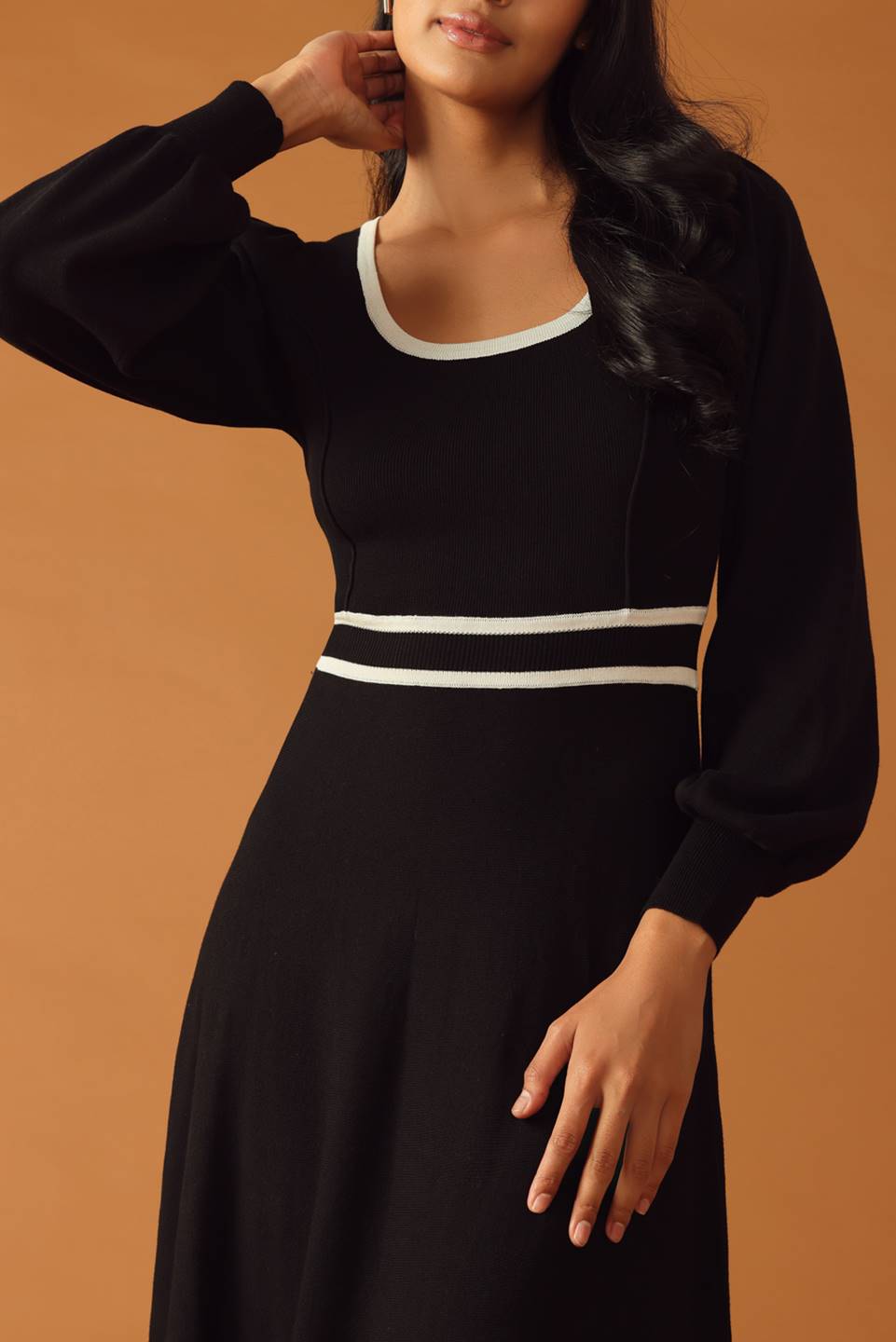 CAUGHT UP SWEATER MIDI DRESS - By Baano