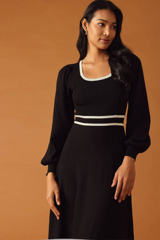 CAUGHT UP SWEATER MIDI DRESS - By Baano