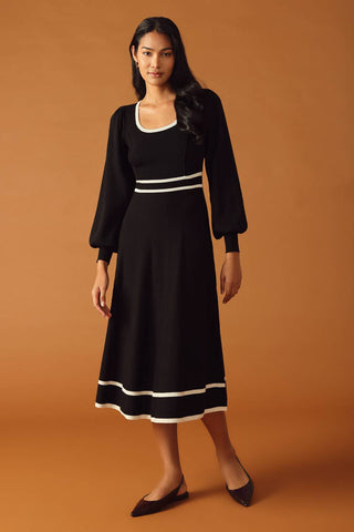 CAUGHT UP SWEATER MIDI DRESS - By Baano