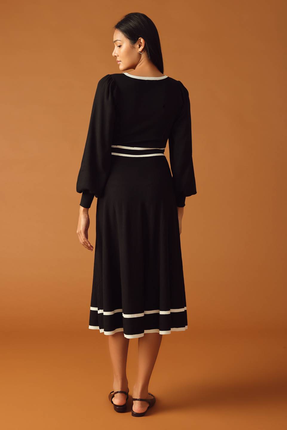 CAUGHT UP SWEATER MIDI DRESS - By Baano