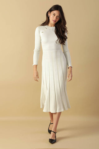 HIGH STANDARDS SWEATER MIDI DRESS - By Baano