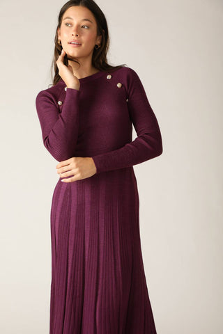 HIGH STANDARDS SWEATER MIDI DRESS - By Baano