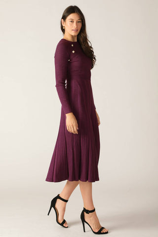 HIGH STANDARDS SWEATER MIDI DRESS - By Baano