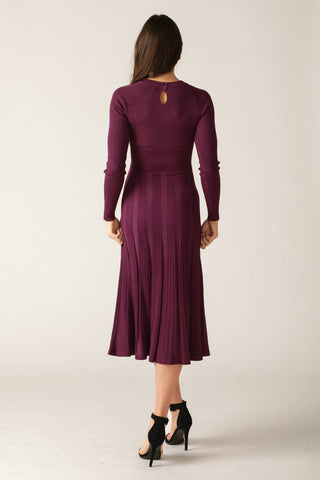 HIGH STANDARDS SWEATER MIDI DRESS - By Baano