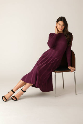 HIGH STANDARDS SWEATER MIDI DRESS - By Baano