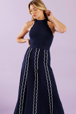 TIME FOR CHEER SWEATER MIDI DRESS - By Baano