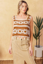 WISHFUL THINKING CROCHET TOP - By Baano