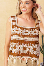 WISHFUL THINKING CROCHET TOP - By Baano