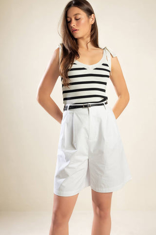 TIME FOR TEA SWEATER KNIT TANK TOP - By Baano
