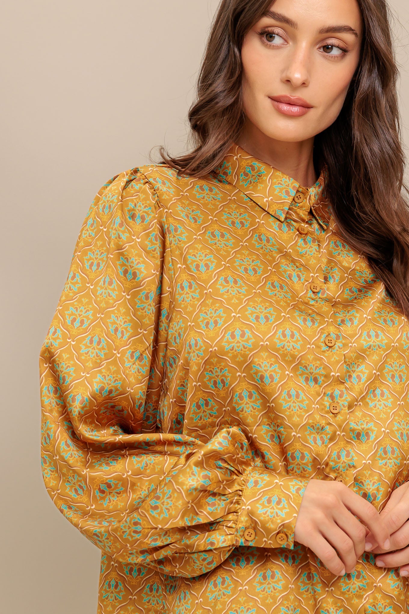 MOROCCAN MUSE WOVEN TOP - By Baano