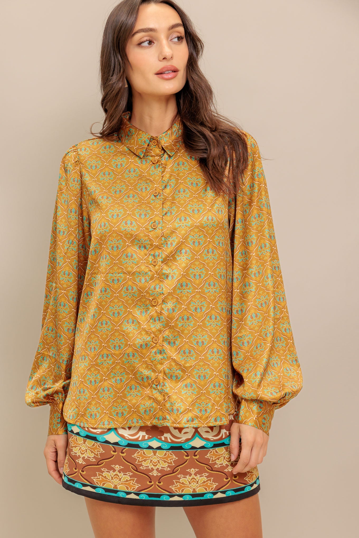 MOROCCAN MUSE WOVEN TOP - By Baano