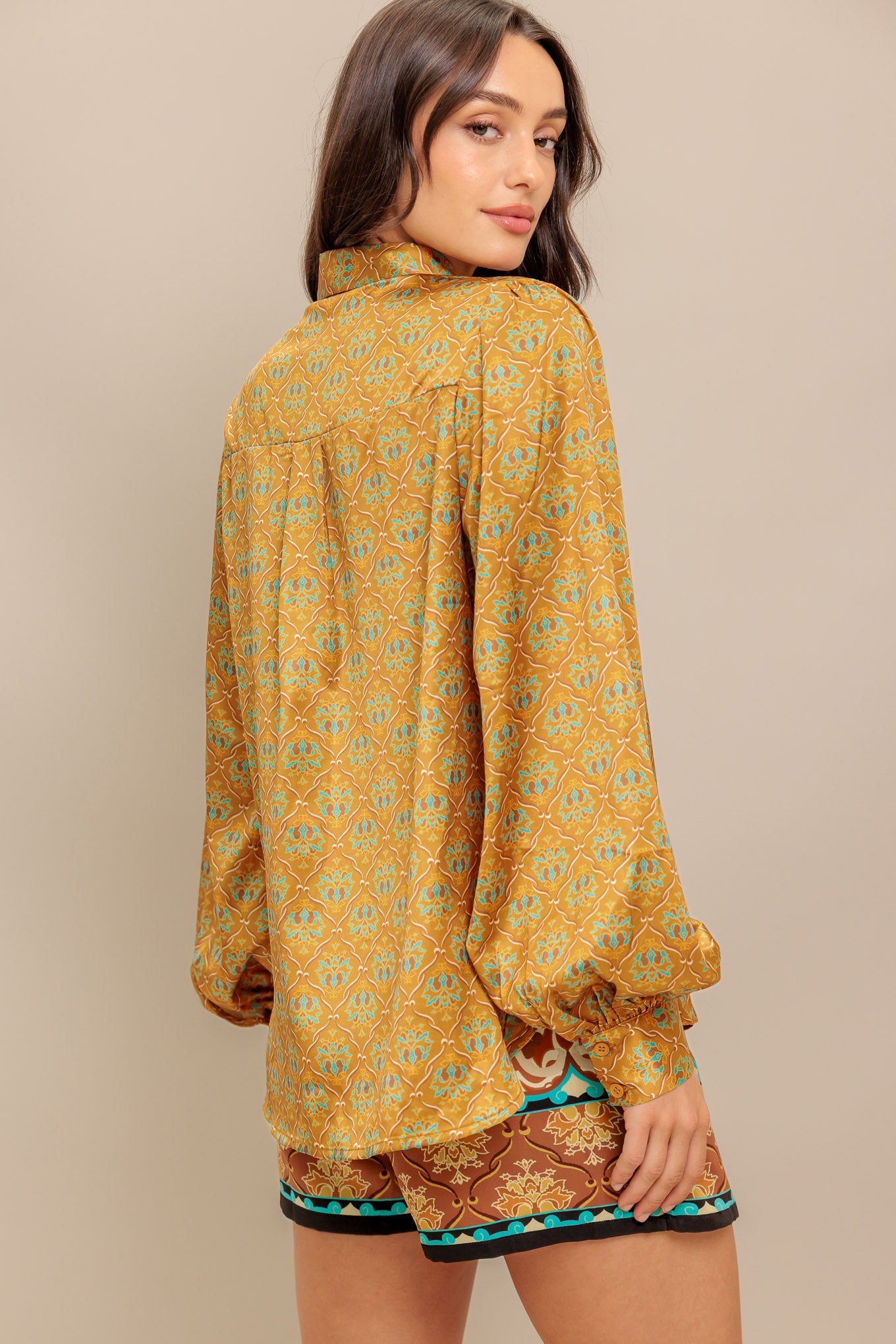 MOROCCAN MUSE WOVEN TOP - By Baano