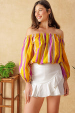 LIGHT UP MY LIFE POPLIN TOP - By Baano