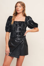 DARLING MUSE WOVEN TOP