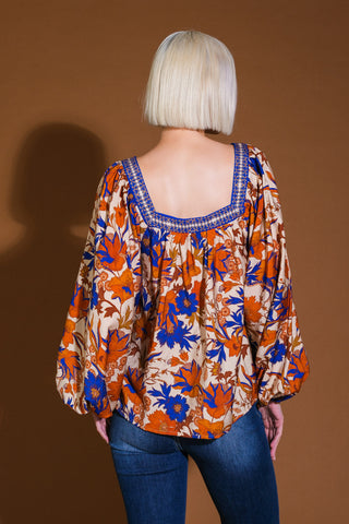 MY FAVORITE DAY RUST WOVEN TOP - By Baano
